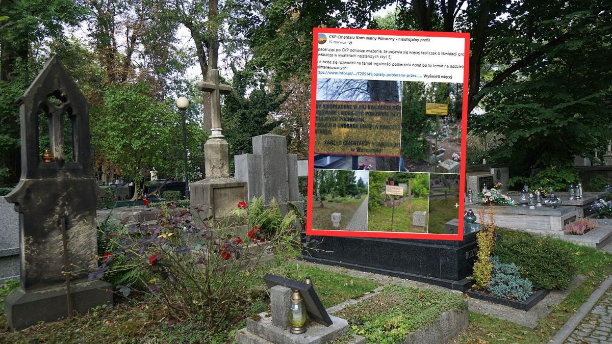 Przybywa tablic o likwidacji grobów
