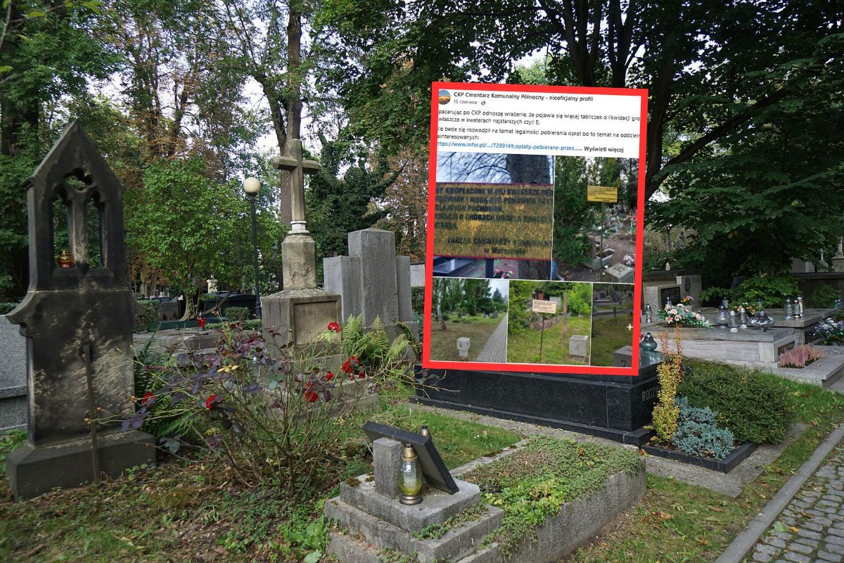 Likwidują groby na cmentarzu. Jest też kwatera dziecięca