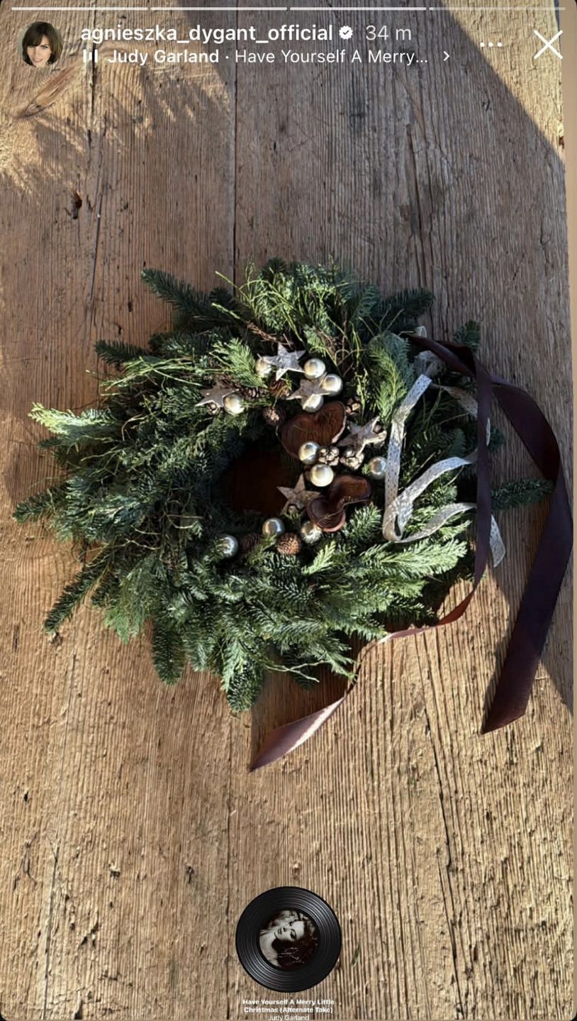 Agnieszka Dygant pokazuje świąteczne wnętrza willi