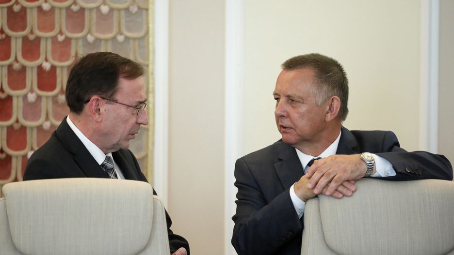 Mariusz Kamiński i Marian Banaś