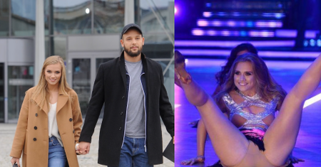 Roześmiana Kaczorowska z mężem opuszczają TVP
