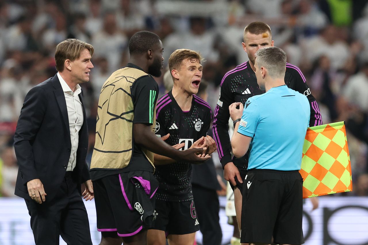Real vs. Bayern clash marred by refereeing controversy, Polish assistant referee at center