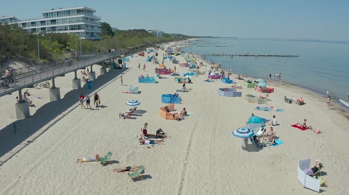 Plaża w Mielnie