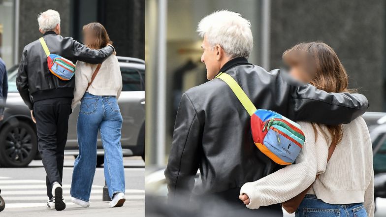 Hubert Urbański z dziewczyną na mieście