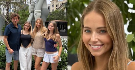 Agata i Piotr Rubikowie zapozowali z córkami do rodzinnego zdjęcia z okazji Wielkanocy. "Trzy siostrzyczki na zdjęciu" (FOTO)