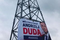 "Andrzej Duda" na Giewoncie. Sprawą baneru zajmie się prokuratura