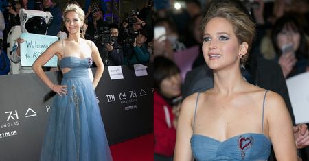 Jennifer Lawrence pozuje na czerwonym dywanie w Seulu (ZDJĘCIA)