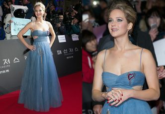 Jennifer Lawrence pozuje na czerwonym dywanie w Seulu (ZDJĘCIA)