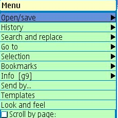 Wygodna edycja plików tekstowych (Symbian)