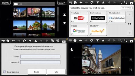 CES 2009: Sony Cyber-shot DSC-G3 ? Wi-Fi i przeglądarka internetowa 5