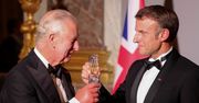 Gigantyczna suma. Tyle Macron wydał na kolację dla Karola III