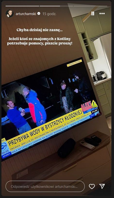 Artur Chamski o powodzi