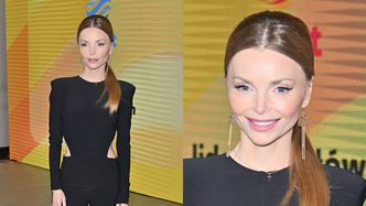 Izabella Miko sili się na uśmiech, pozując do zdjęć na wiosennej ramówce Polsatu. Tęskniliście? (ZDJĘCIA)