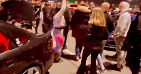 Tysiące ludzi pod Poznaniem. Policja wysłała helikopter