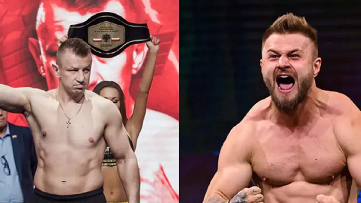 Na zdjęciu: Tomasz Adamek i Amadeusz "Ferrari" Roślik