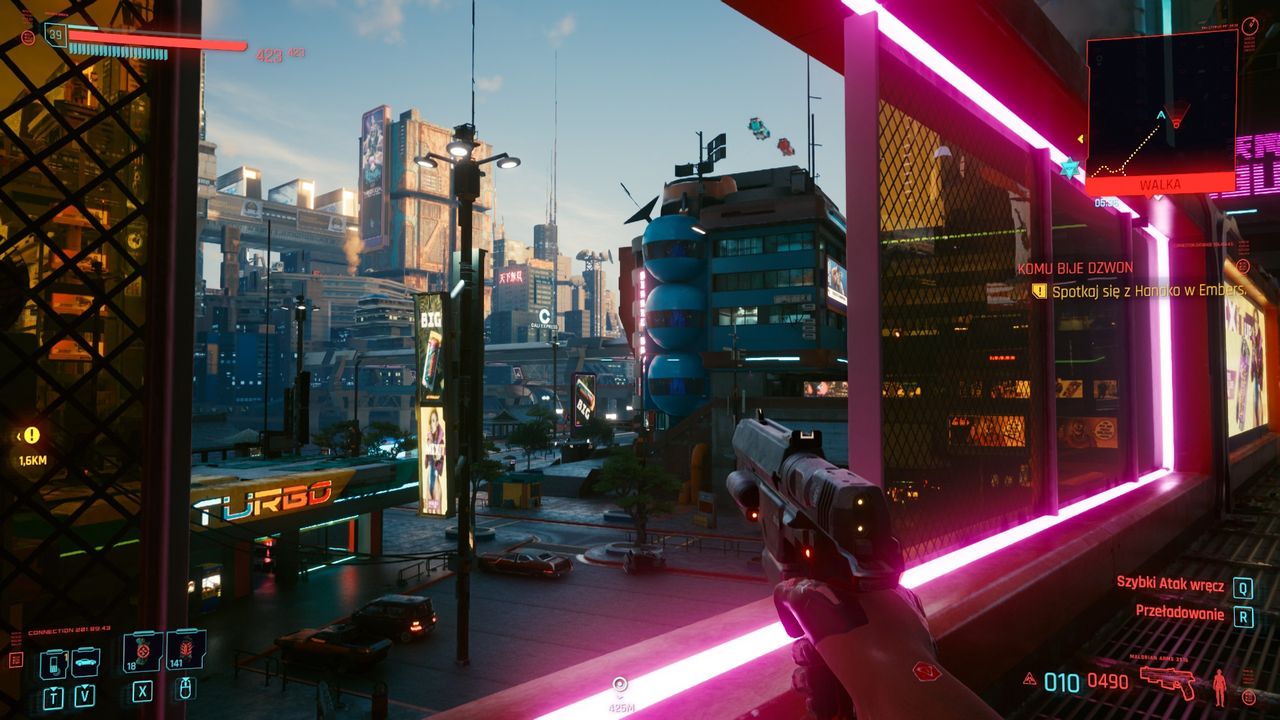 Cyberpunk 2077 na ustawieniach ultra