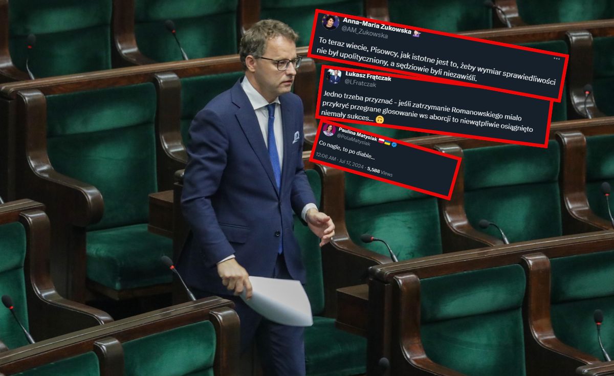 Marcin Romanowski, prokuratura, sąd, immunitet, aresztowanie Co nagle, to po diable. Lawina komentarzy po decyzji sądu ws. Romanowskiego