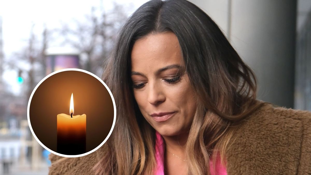 Anna Mucha w żałobie 