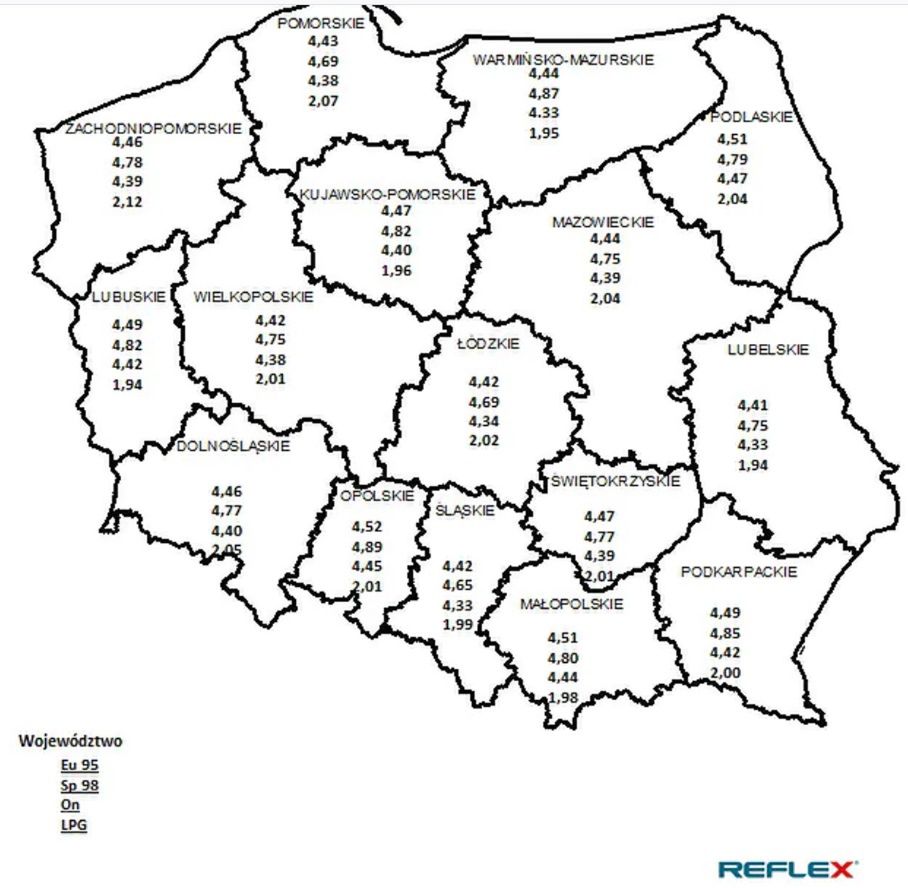 Ceny za paliwo rosną