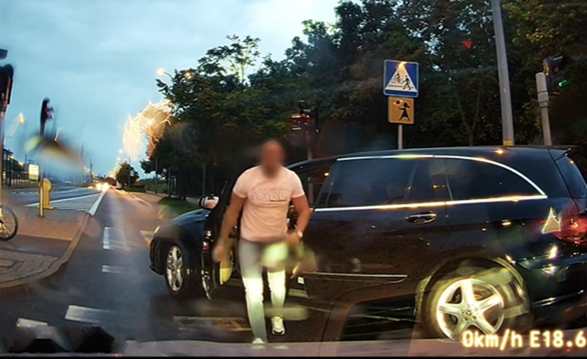 Drogowy "szeryf" z Gdańska. Tak chciał wymierzyć sprawiedliwość