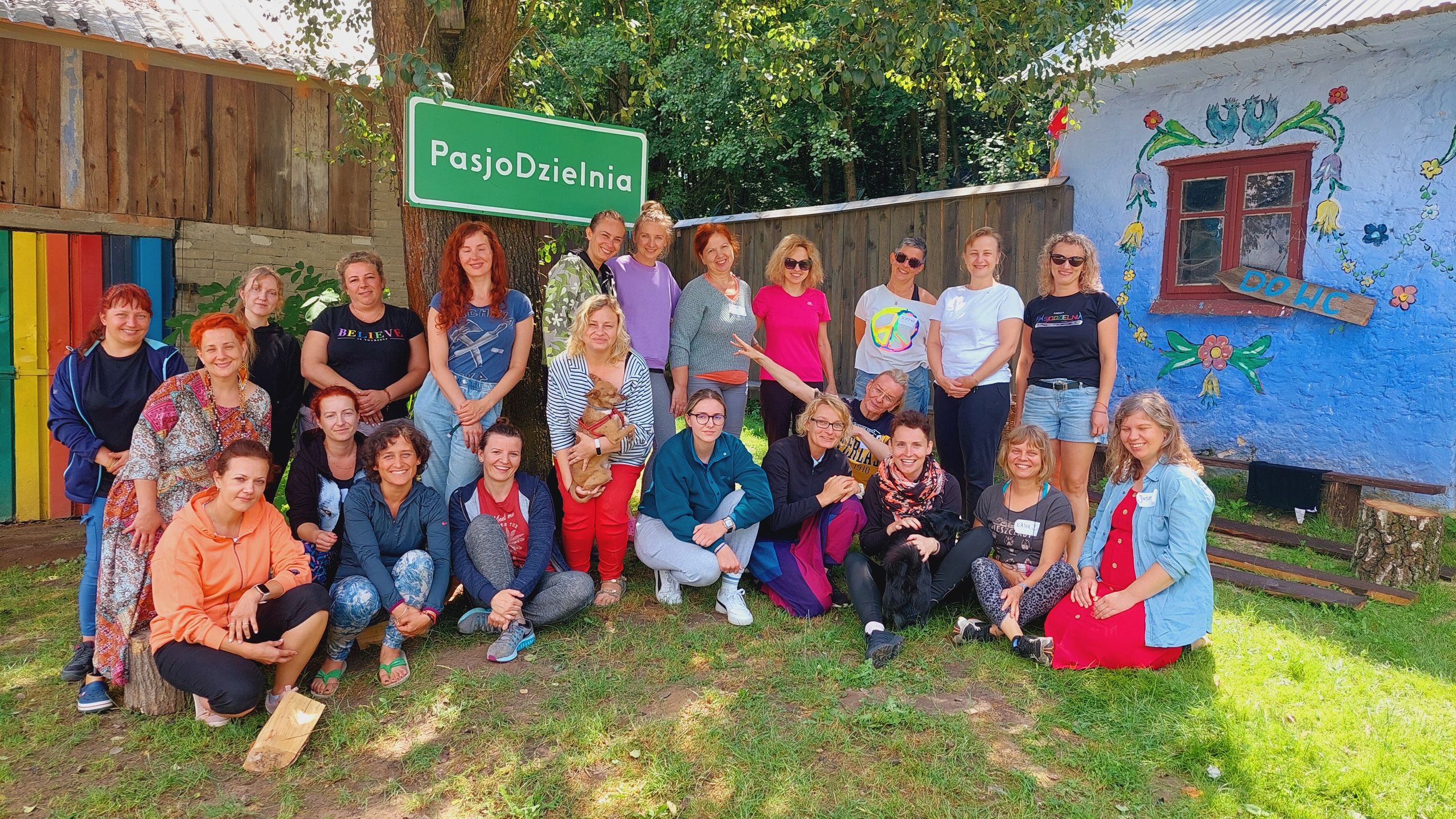 Uczestniczki zajęć prowadzonych w PasjoDzielni