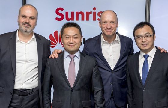 Huawei i Sunrise pokazały 5G, przepustowość 3,28 Gbit/s