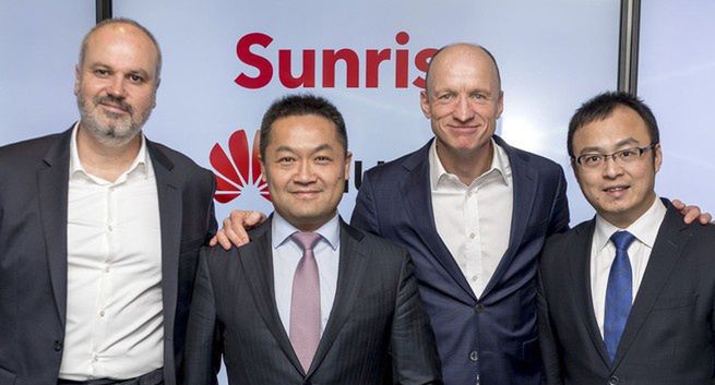 Huawei i Sunrise pokazały 5G, przepustowość 3,28 Gbit/s