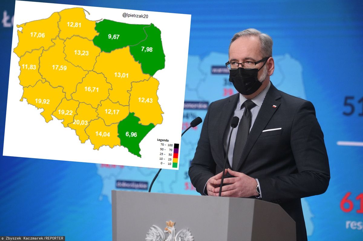 Luzowanie obostrzeń. Polska jest już poniżej wskaźnika zakażeń, przy którym minister zdrowia zgodziłby się na likwidację obowiązku noszenia maseczek