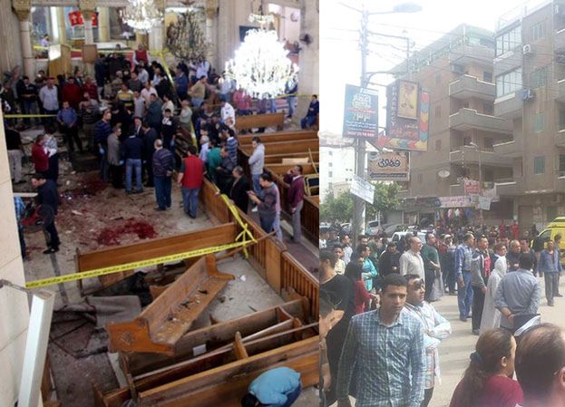 W egipskim kościele wybuchła bomba umieszczona... pod ławką! "Zginęło co najmniej 25 osób, a 60 zostało rannych"