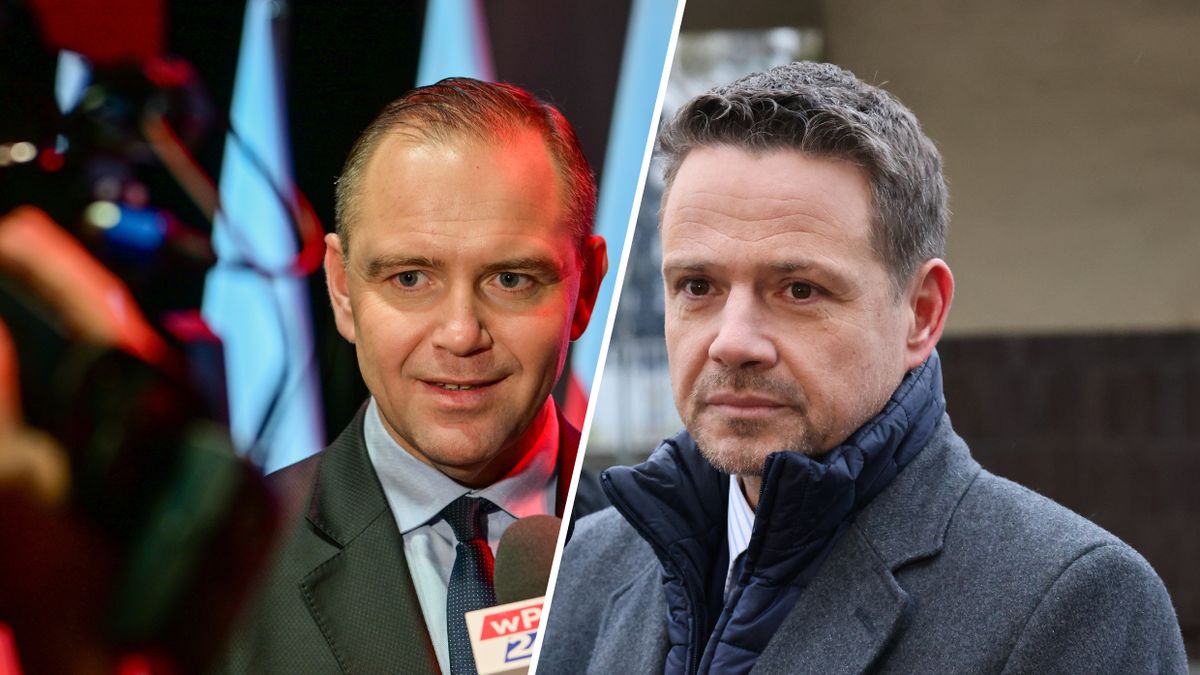 Karol Nawrocki i Rafał Trzaskowski - kandydaci