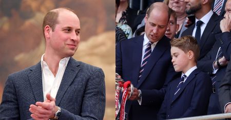 Książę William zabrał syna na mecz. Książę George rośnie jak na drożdżach i coraz bardziej przypomina tatę? (ZDJĘCIA)