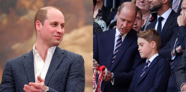 Książę William zabrał syna na mecz. Książę George rośnie jak na drożdżach i coraz bardziej przypomina tatę? (ZDJĘCIA)