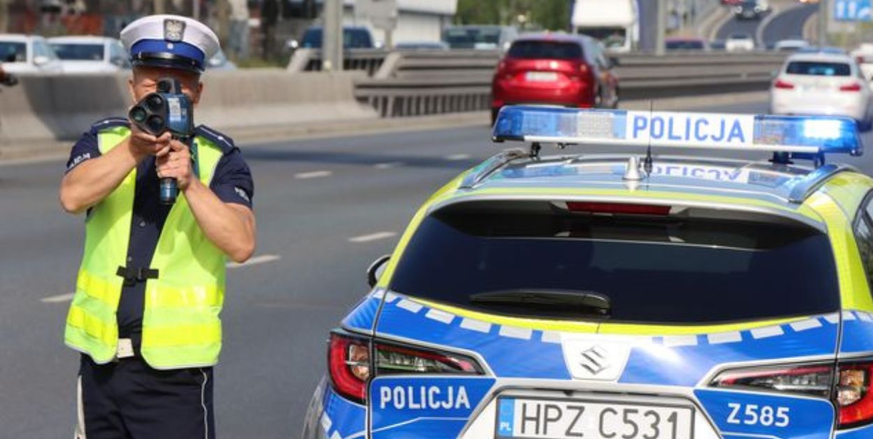 Policja skontroluje kierowców!