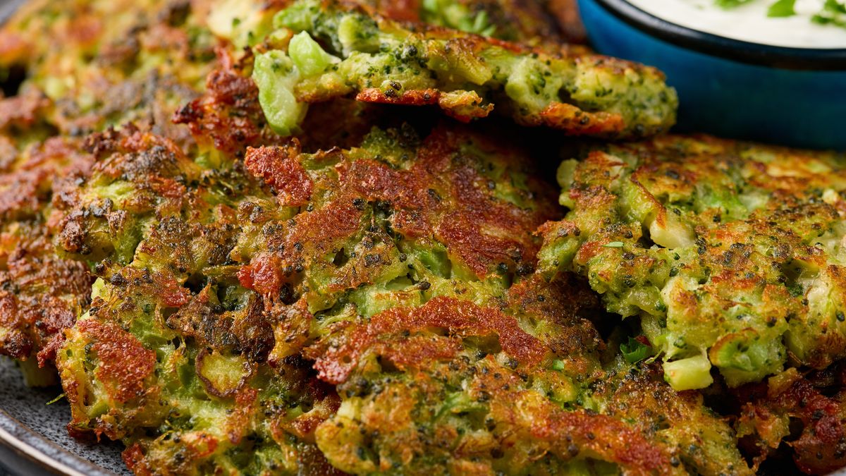 Placuszki brokułowe