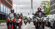 Markowe motocykle na ulicach Golubia-Dobrzynia