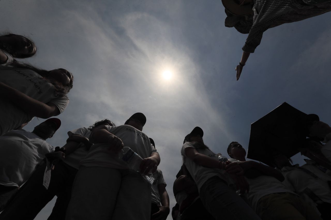 NASA captures first video of the solar eclipse from Mexico