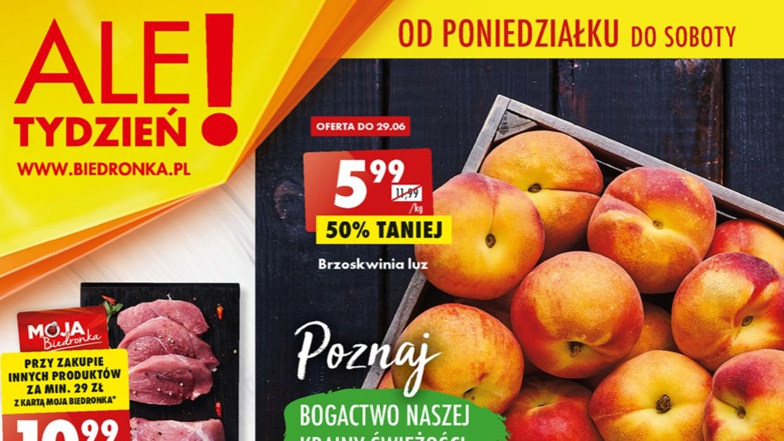 Biedronka gazetka od poniedziałku 27 czerwca [27.06 22]