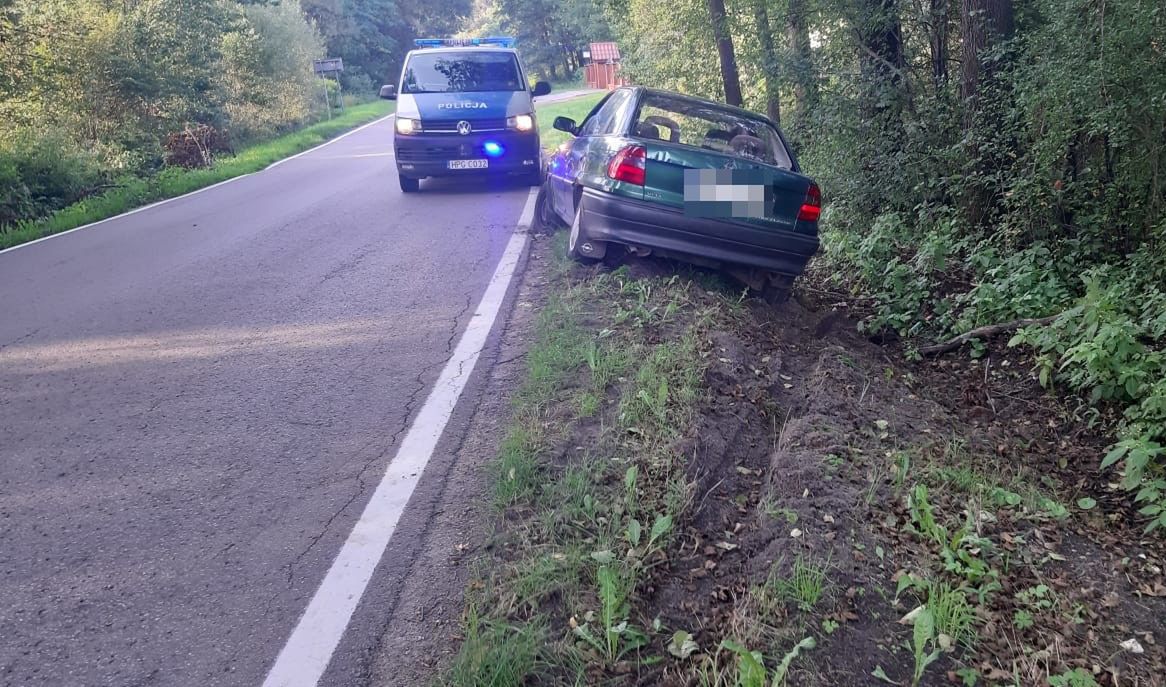 Pijany utknął na poboczu. O pomoc poprosił... policjanta