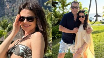 Paulina Koziejowska pozuje w bikini i chwali się fotkami z egzotycznych wakacji u boku starszego o 22 lata Macieja Orłosia