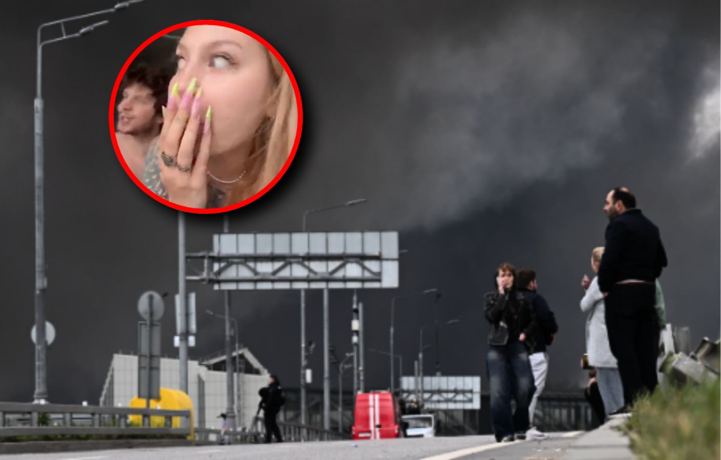 W Moskwie panika po uderzeniu dronów. "Jestem w szoku! Co się dzieje?"