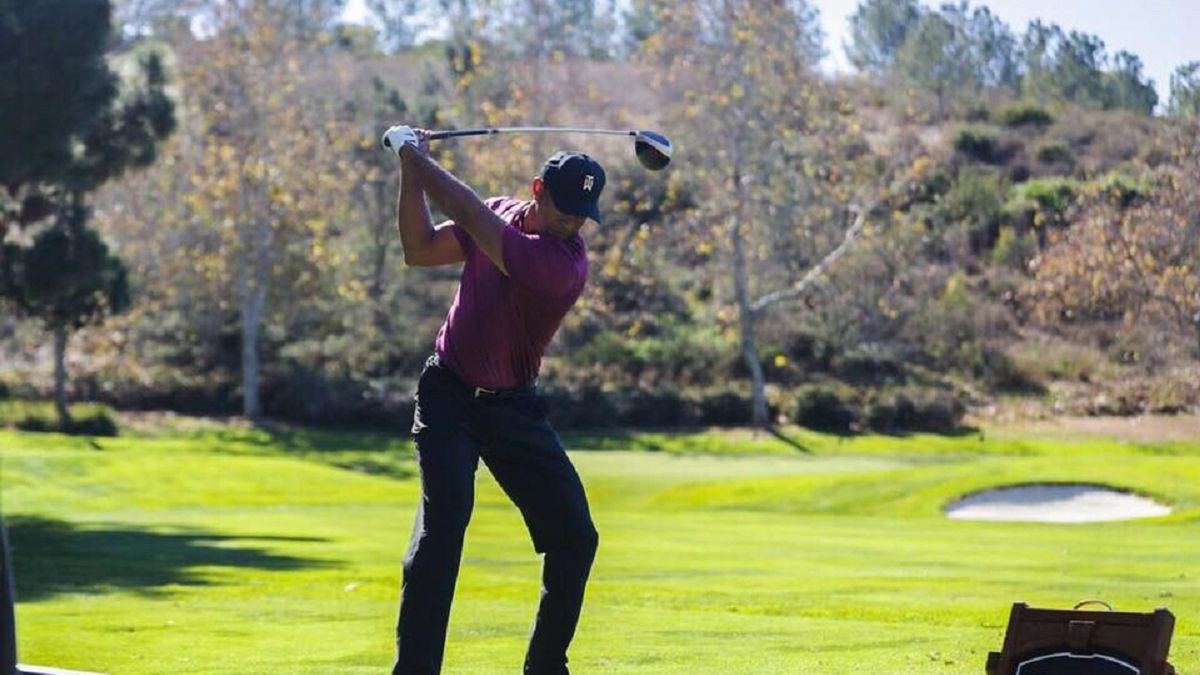 Tiger Woods na polu golfowym