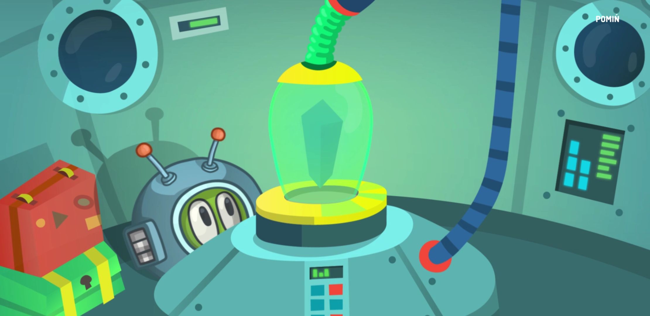 scena ze wstępu do gry – Scottie spodziewa się problemów