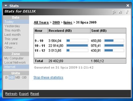 NetLimiter2 Monitor - sprawdź co robią twoje programy 2