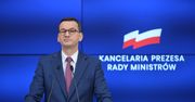 Konferencja Mateusza Morawieckiego i ministra ds. UE Konrada Szymańskiego