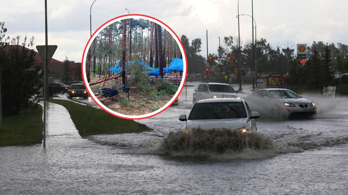 Ulewa w Wielkopolsce
