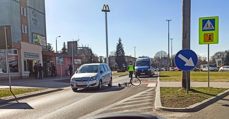 Armagedon na Bydgoskiej! Rowerzysta pod kołami, Piła stoi w gigantycznym korku
