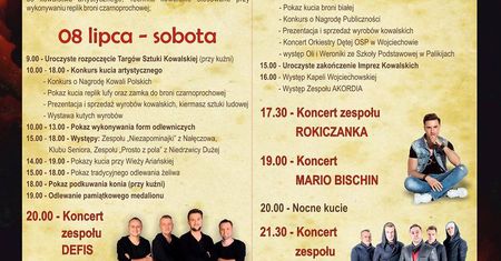 Święto kowali w Wojciechowie. Wystąpią m.in. Defis, Boys czy Mario Bischin