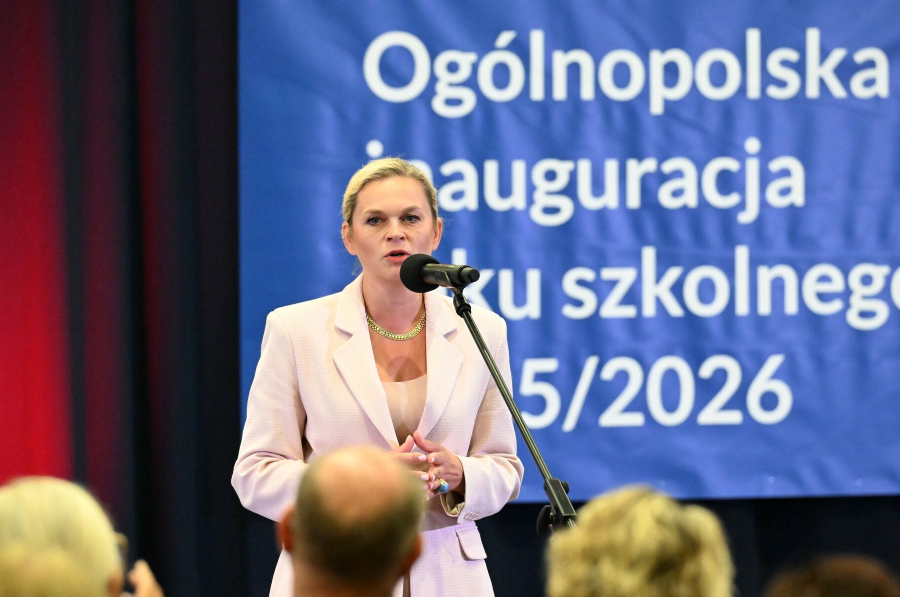 Rozpoczęcie roku szkolnego  z minister Barbarą Nowacką