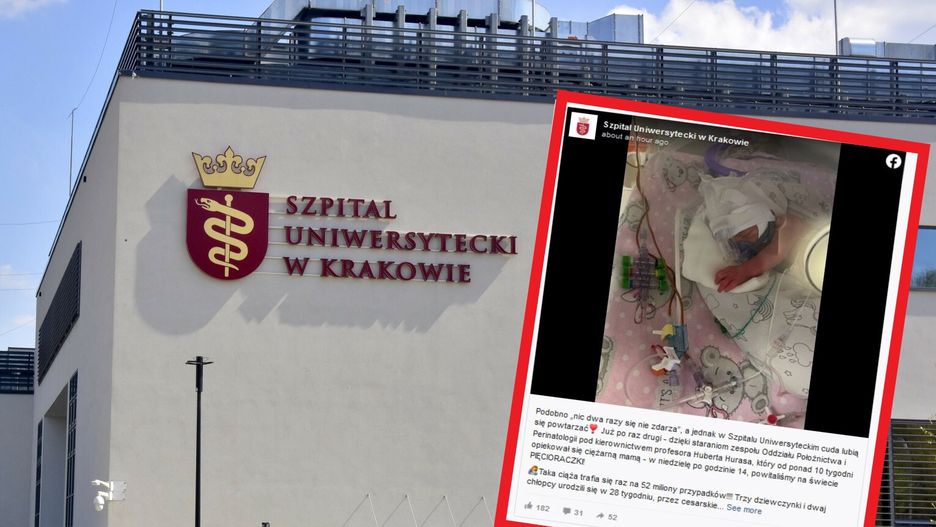 W Krakowie urodziły się pięcioraczki