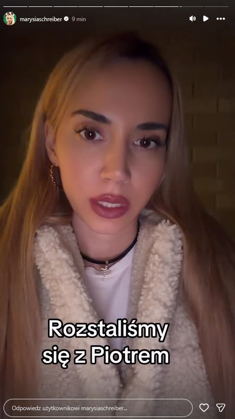 Marianna Schreiber informuje o rozstaniu z Piotrem Korczarowskim